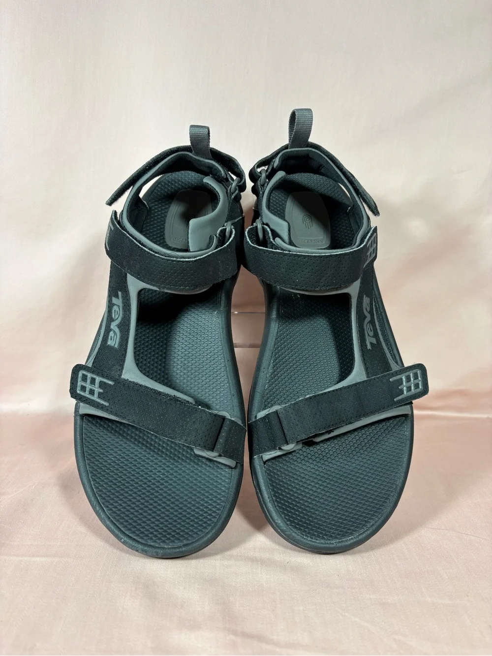 Teva Men's Black/Gray Minam Hiking Sandal Size 10 (4289)
